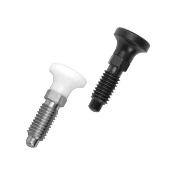Knob Spg Plgr, No Lock, SS, M12X1.75